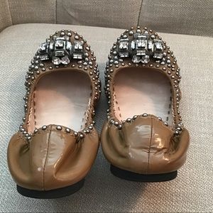 Miu Miu embellished flats